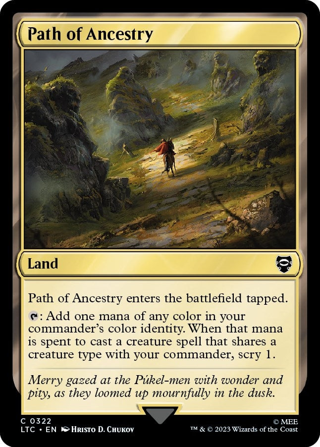 Image for Path of Ancestry (322) (LTC) - Magic: The Gathering