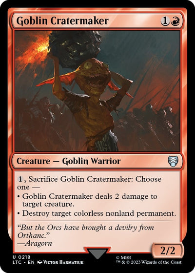 Goblin Cratermaker (218) (LTC)