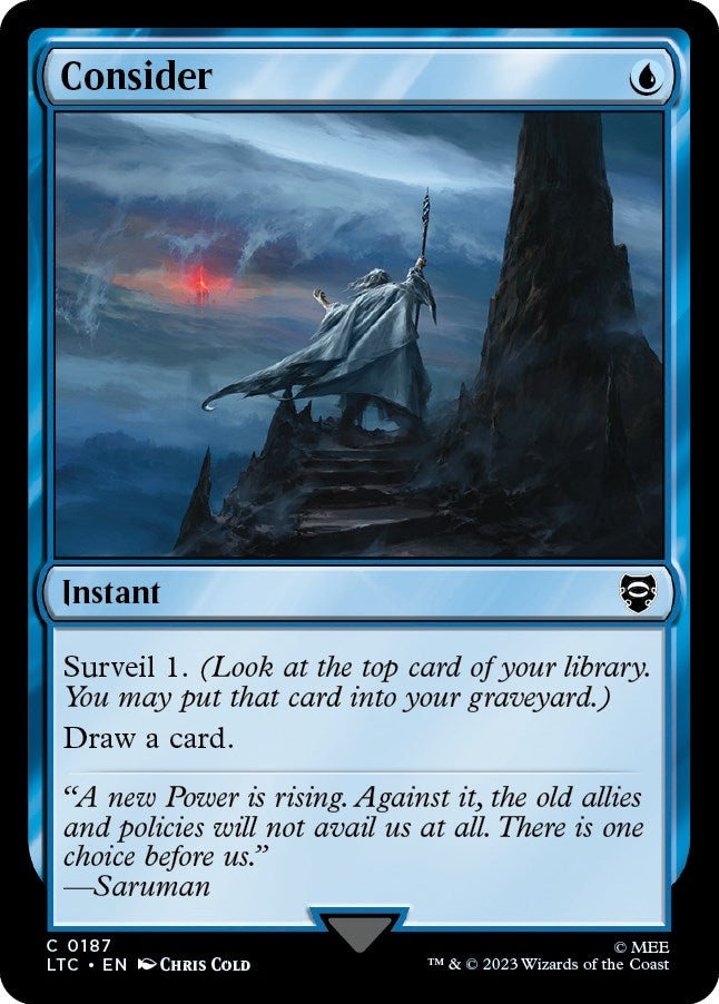 Image for Consider (187) (LTC) - Magic: The Gathering