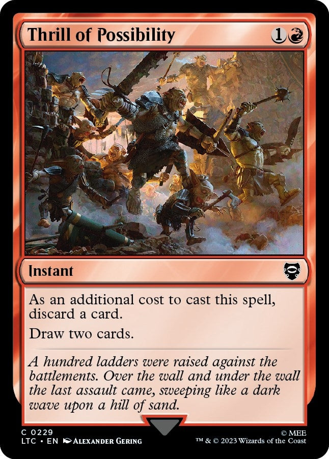 Image for Thrill of Possibility (229) (LTC) - Magic: The Gathering