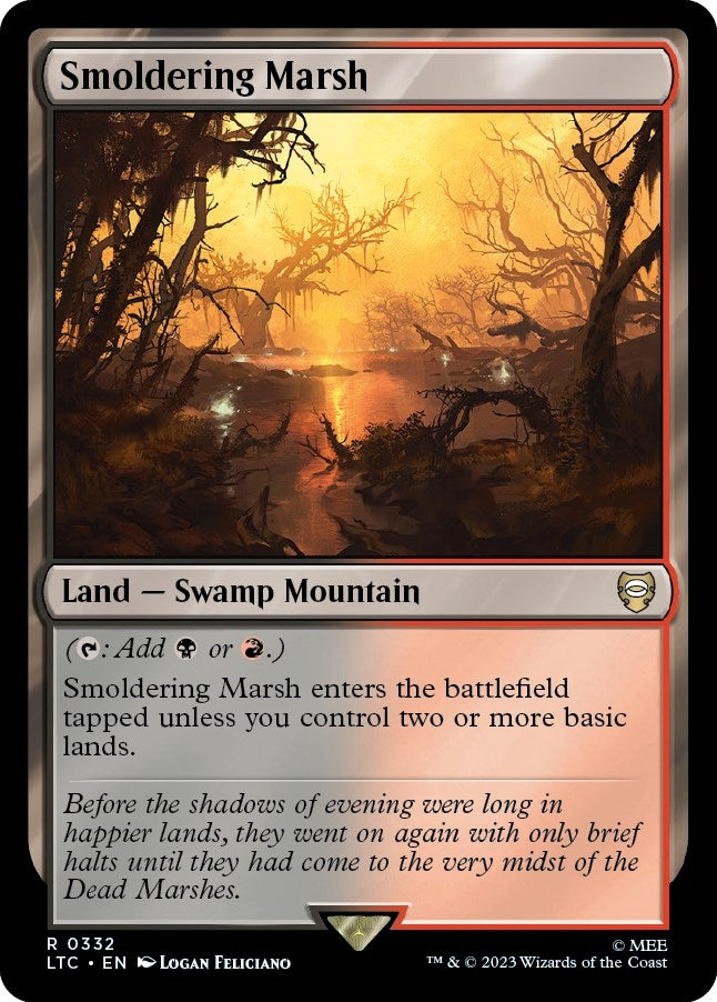 Image for Smoldering Marsh (332) (LTC) - Magic: The Gathering