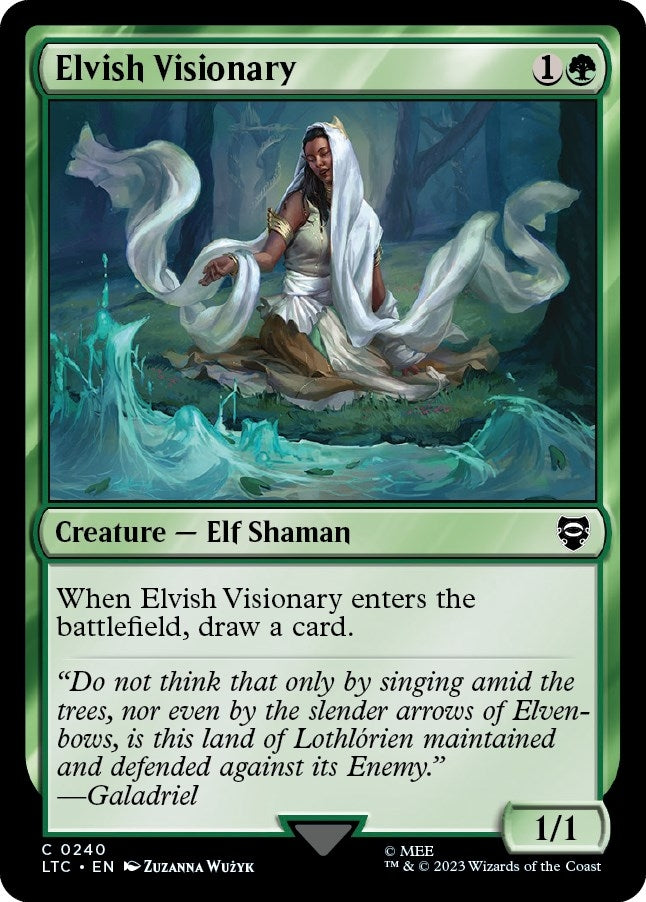 Image for Elvish Visionary (240) (LTC) - Magic: The Gathering