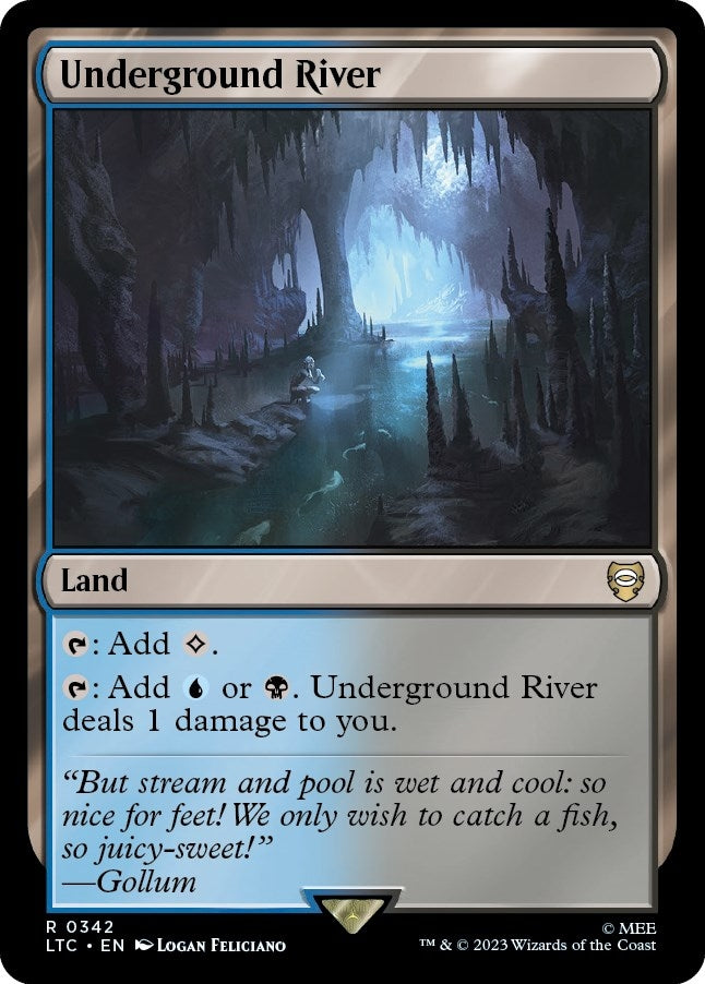 Image for Underground River (342) (LTC) - Magic: The Gathering
