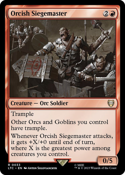 Orcish Siegemaster (33) (LTC)