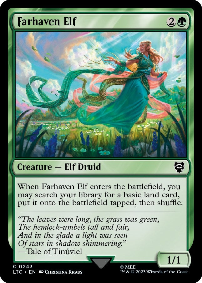 Image for Farhaven Elf (243) (LTC) - Magic: The Gathering