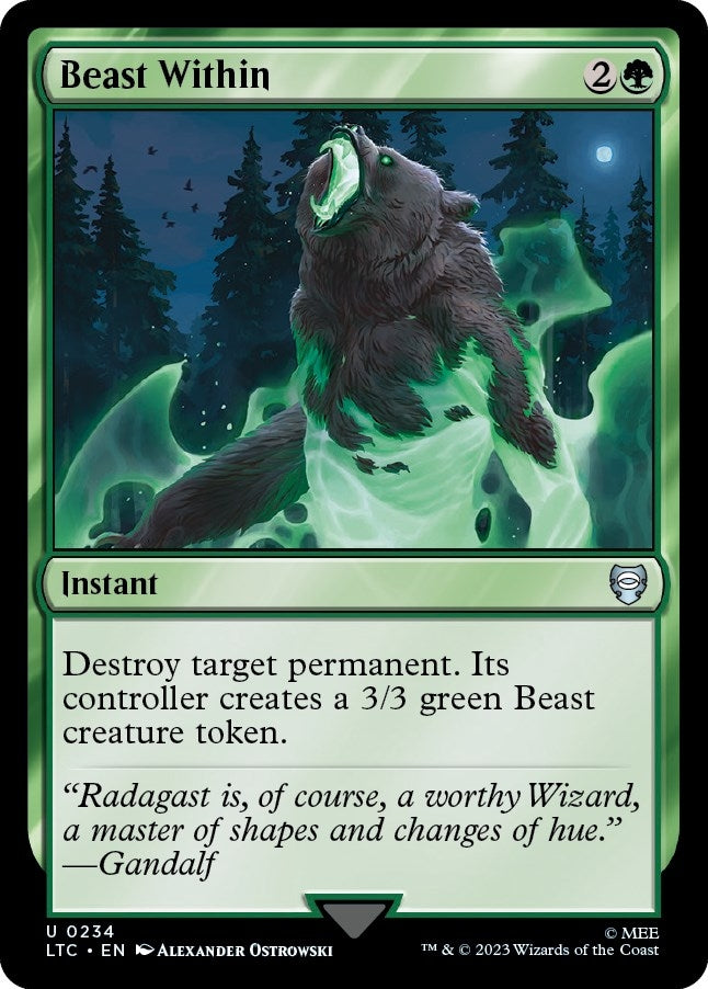 Image for Beast Within (234) (LTC) - Magic: The Gathering