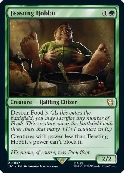 Image for Feasting Hobbit (37) (LTC) - Magic: The Gathering