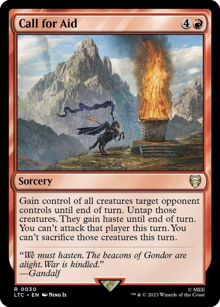 Image for Call for Aid (30) (LTC) - Magic: The Gathering