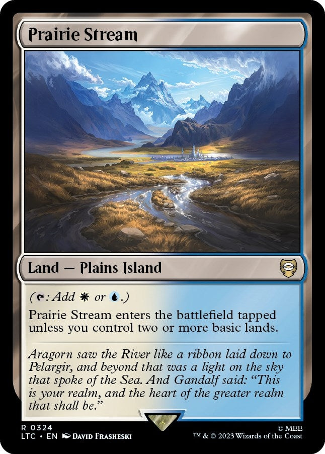 Image for Prairie Stream (324) (LTC) - Magic: The Gathering