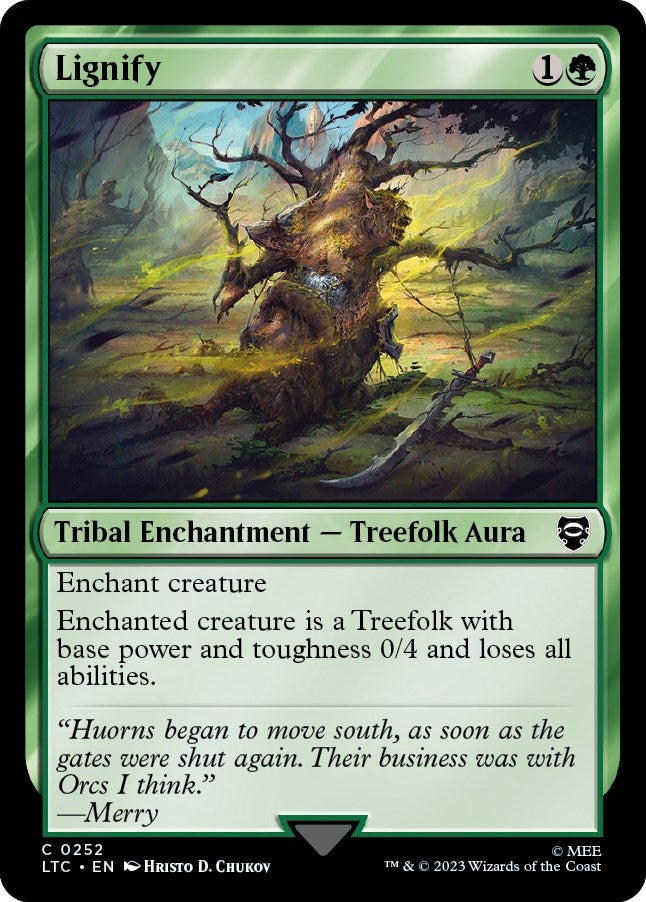 Image for Lignify (252) (LTC) - Magic: The Gathering