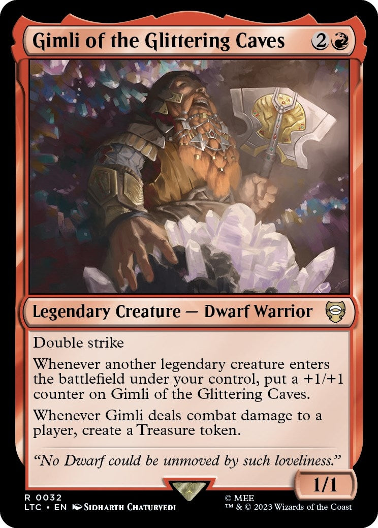 Image for Gimli of the Glittering Caves (32) (LTC) - Magic: The Gathering