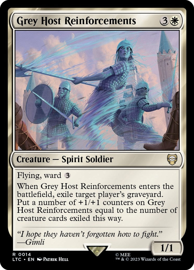 Image for Grey Host Reinforcements (14) (LTC) - Magic: The Gathering