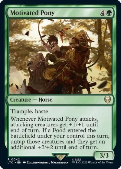 Image for Motivated Pony (42) (LTC) - Magic: The Gathering