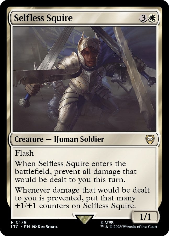 Image for Selfless Squire (176) (LTC) - Magic: The Gathering