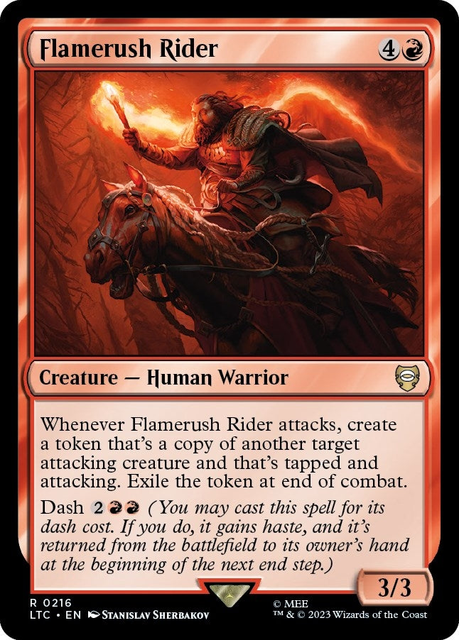 Image for Flamerush Rider (216) (LTC) - Magic: The Gathering