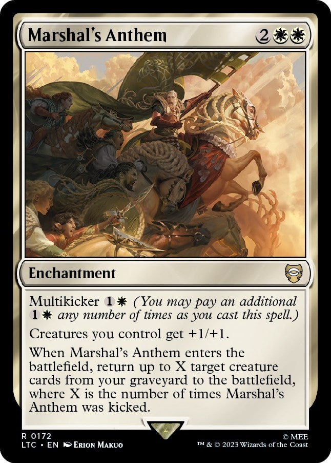 Image for Marshal's Anthem (172) (LTC) - Magic: The Gathering