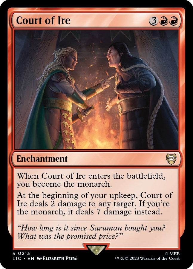 Image for Court of Ire (213) (LTC) - Magic: The Gathering
