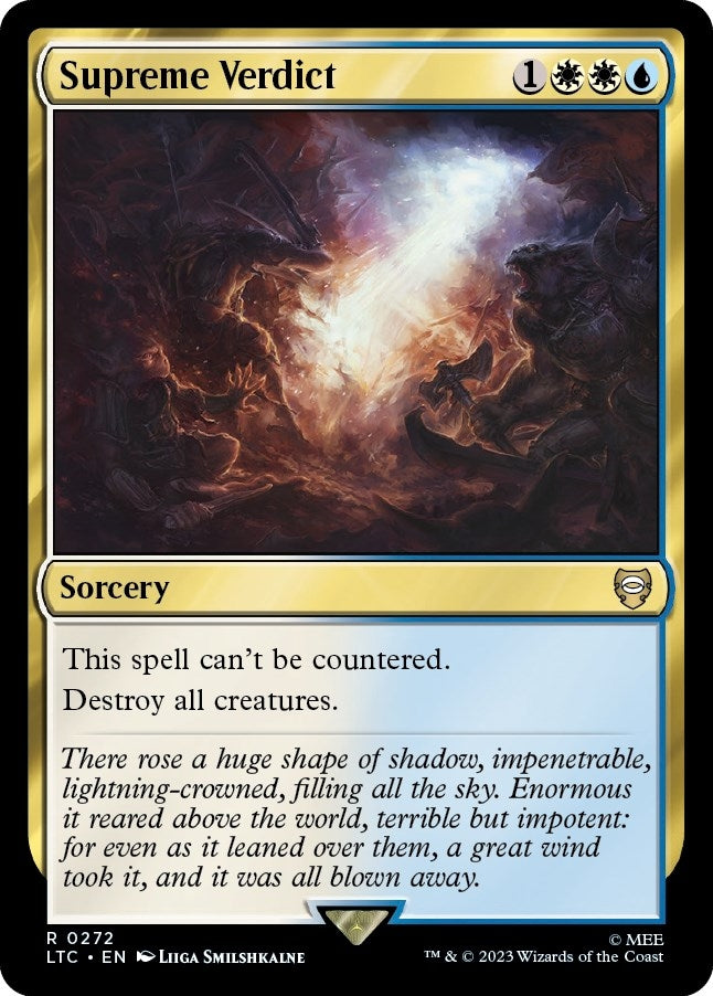 Image for Supreme Verdict (272) (LTC) - Magic: The Gathering