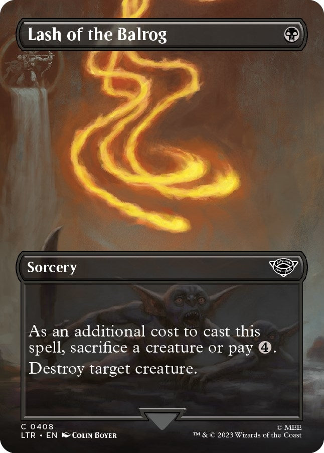 Image for Lash of the Balrog (Borderless) (408) (LTR) - Magic: The Gathering