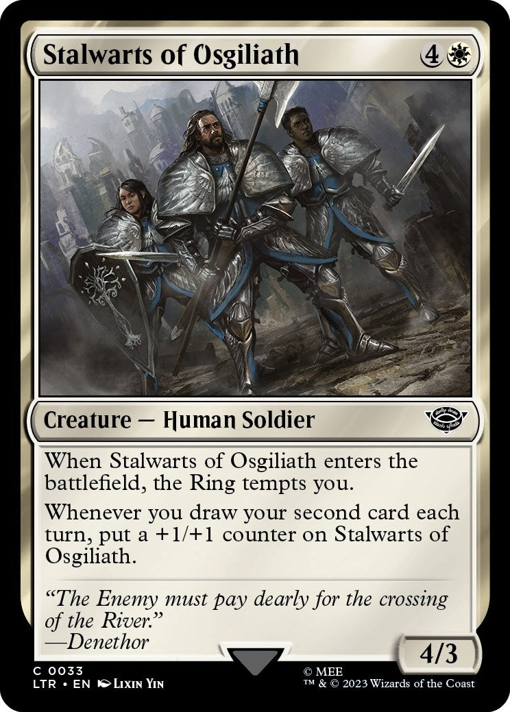 Image for Stalwarts of Osgiliath (33) (LTR) - Magic: The Gathering