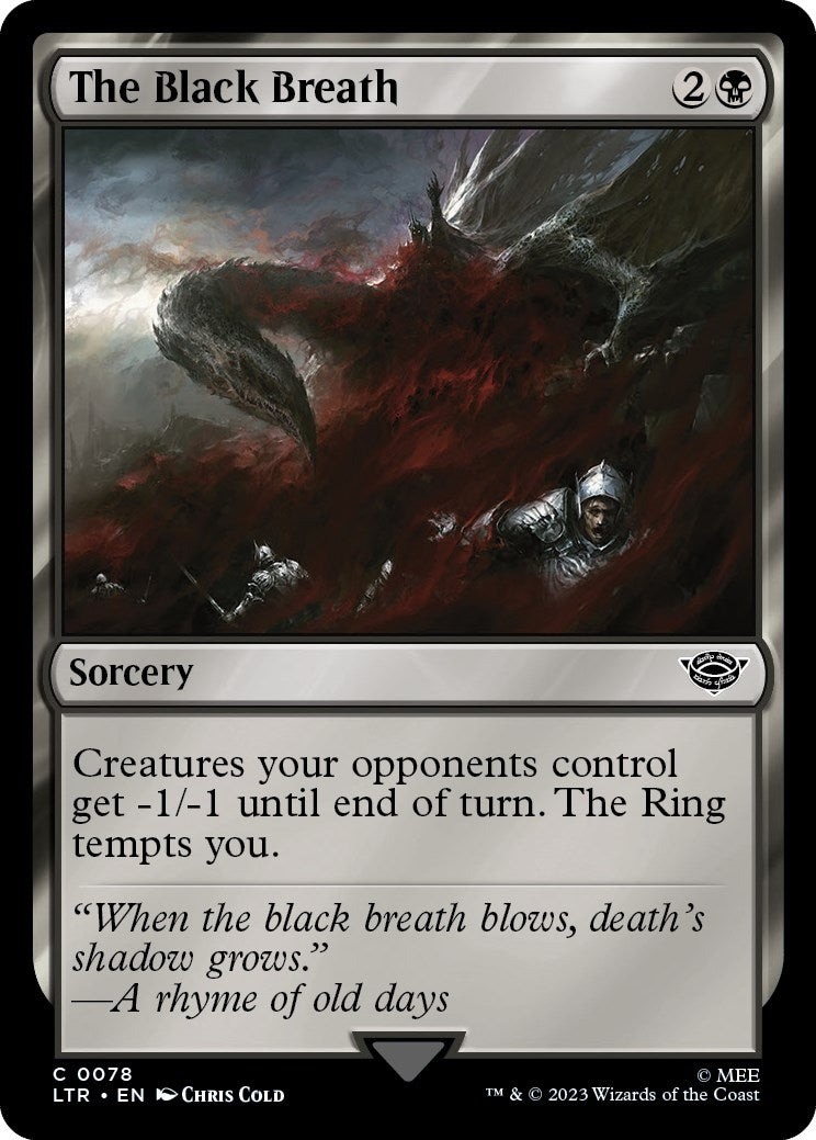 Image for The Black Breath (78) (LTR) - Magic: The Gathering