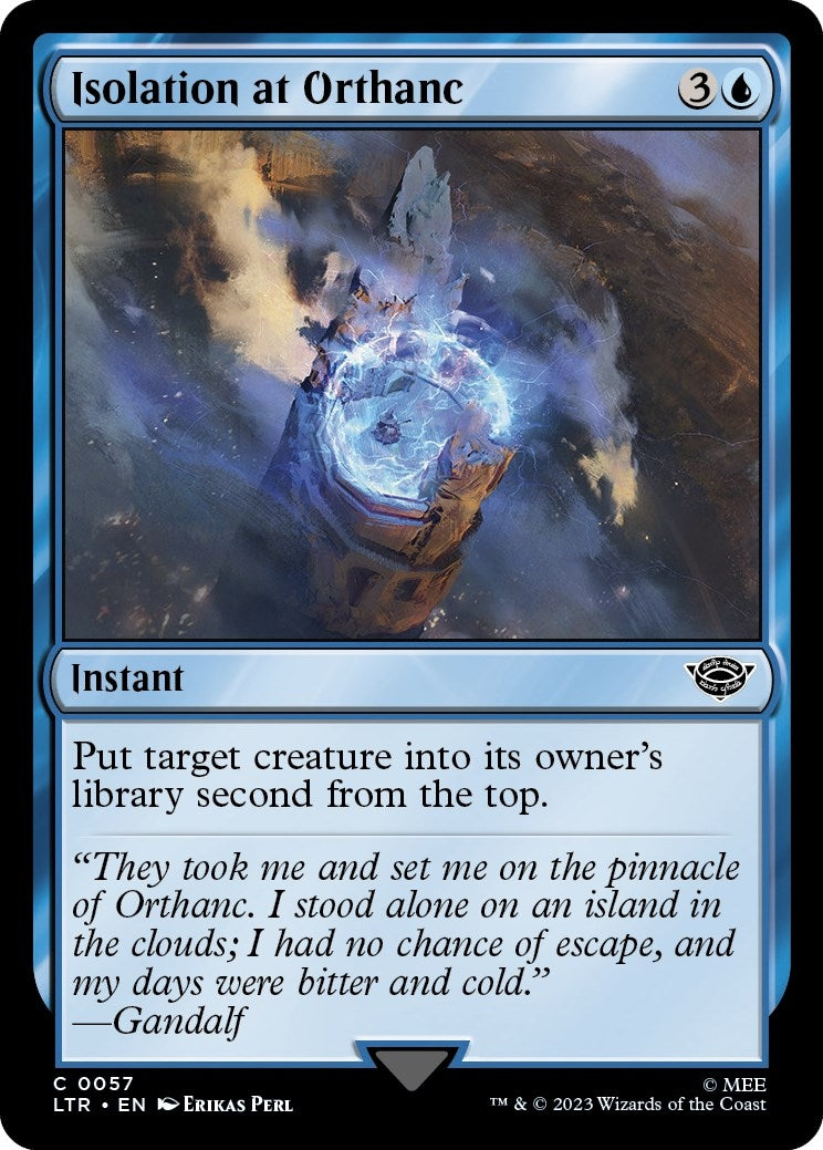 Image for Isolation at Orthanc (57) (LTR) - Magic: The Gathering