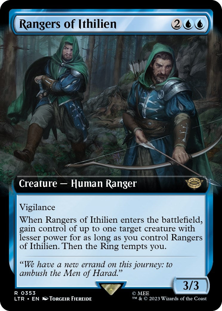 Image for Rangers of Ithilien (Extended Art) (353) (LTR) - Magic: The Gathering