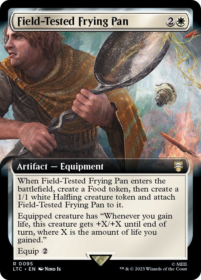 Image for Field-Tested Frying Pan (Extended Art) (95) (LTC) - Magic: The Gathering
