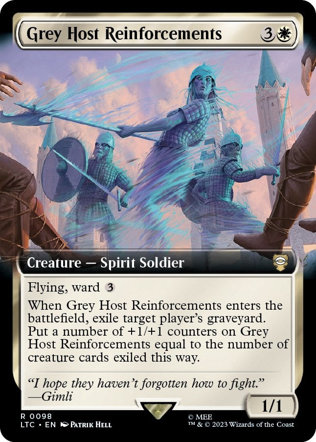 Image for Grey Host Reinforcements (Extended Art) (98) (LTC) - Magic: The Gathering