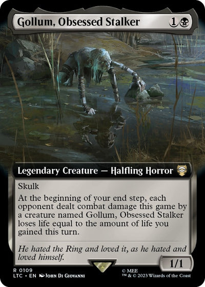 Gollum, Obsessed Stalker (Extended Art) (109) (LTC)
