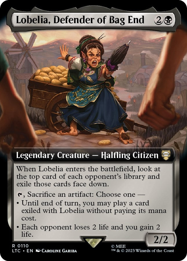 Image for Lobelia, Defender of Bag End (Extended Art) (110) (LTC) - Magic: The Gathering