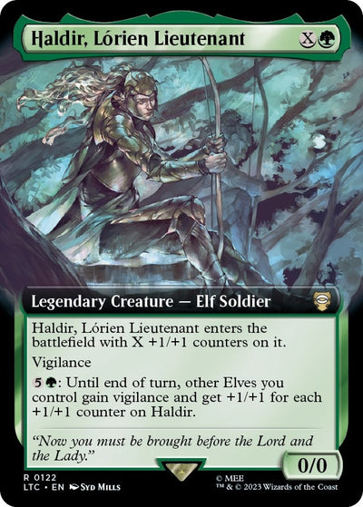 Haldir, Lorien Lieutenant (Extended Art) (122) (LTC)