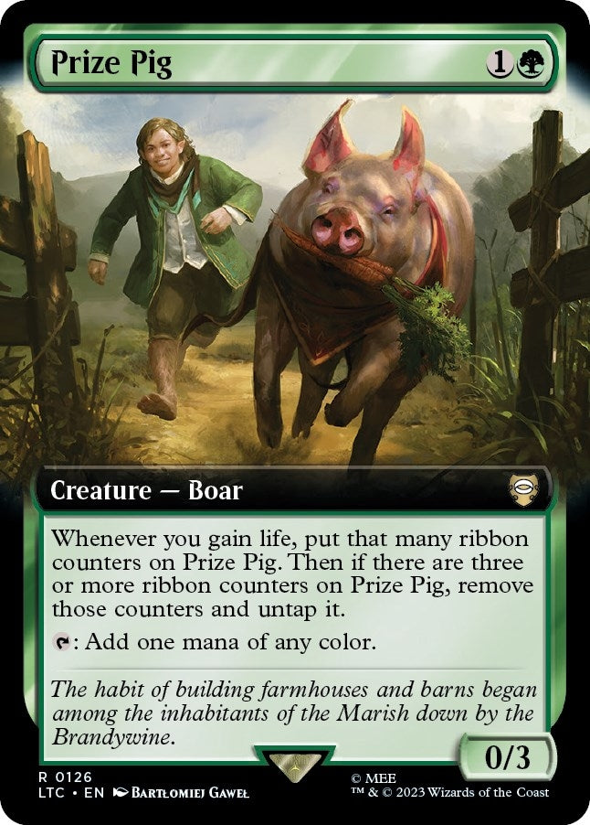 Image for Prize Pig (Extended Art) (126) (LTC) - Magic: The Gathering