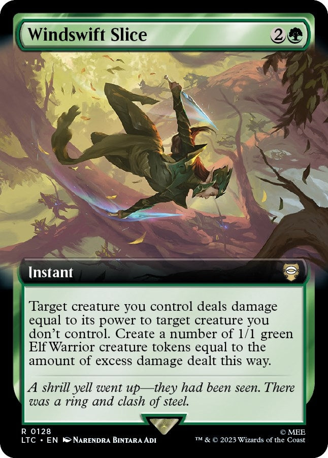 Image for Windswift Slice (Extended Art) (128) (LTC) - Magic: The Gathering