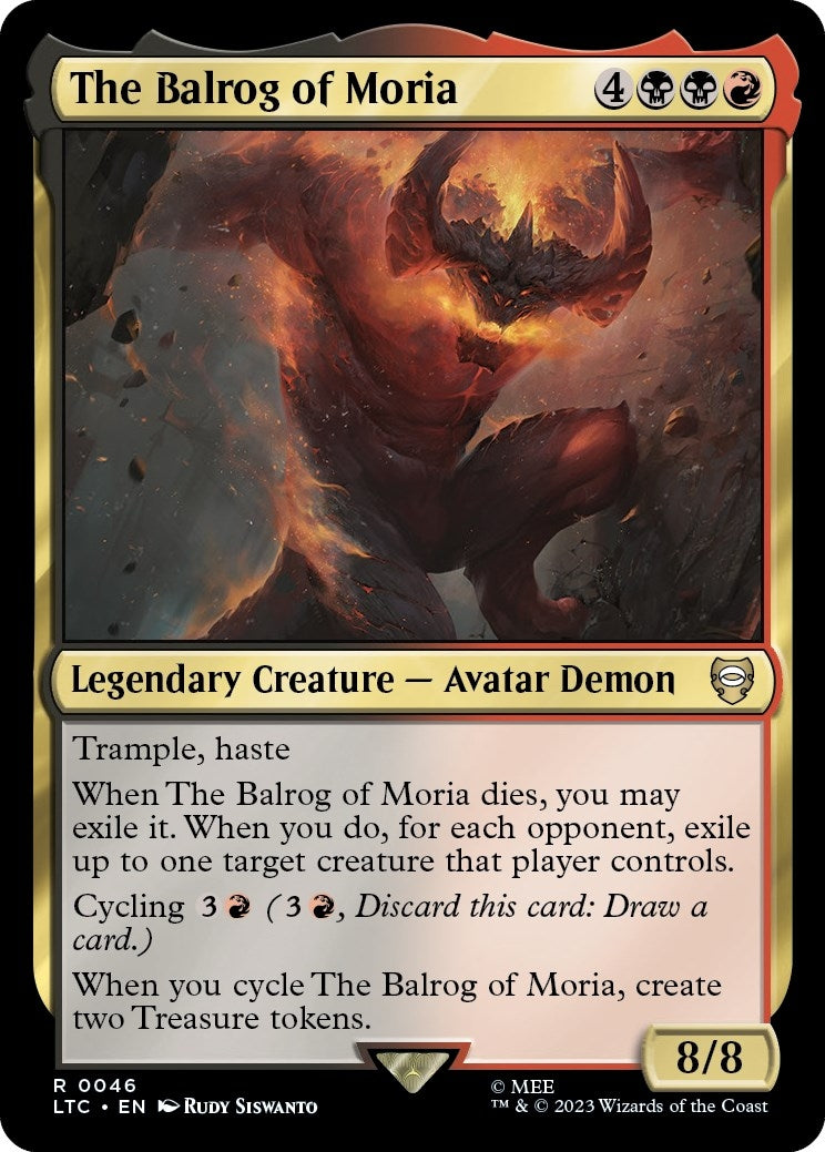 Image for The Balrog of Moria (46) (LTC) - Magic: The Gathering