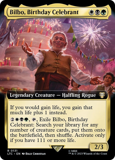 Bilbo, Birthday Celebrant (Extended Art) (131) (LTC)