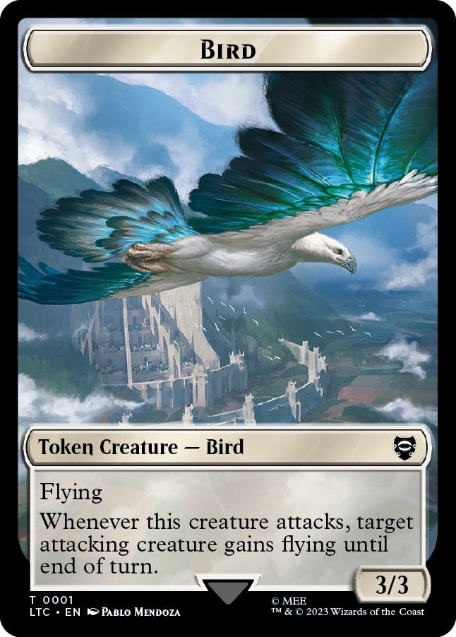 Image for Bird (0001) // Food (0010) Double-Sided Token (1 // 10) (LTC) - Magic: The Gathering