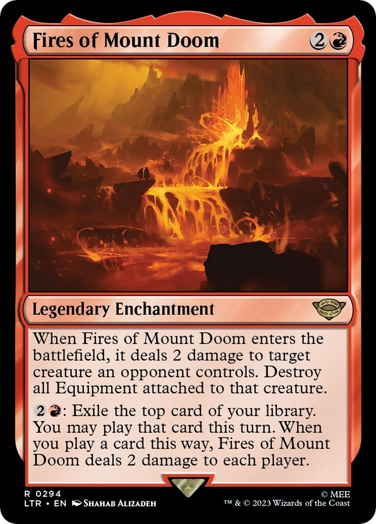 Image for Fires of Mount Doom (294) (LTR) - Magic: The Gathering