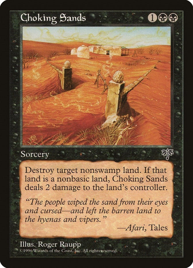 Image for Choking Sands (MIR) - Magic: The Gathering
