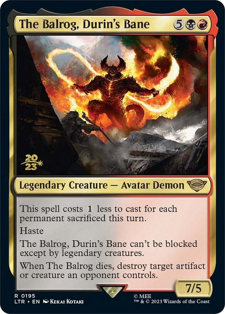 Image for The Balrog, Durin's Bane (195) (PRE) - Magic: The Gathering
