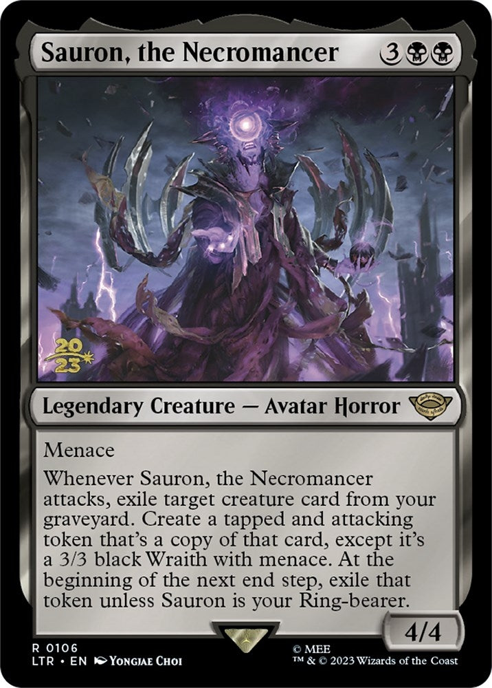 Image for Sauron, the Necromancer (106) (PRE) - Magic: The Gathering