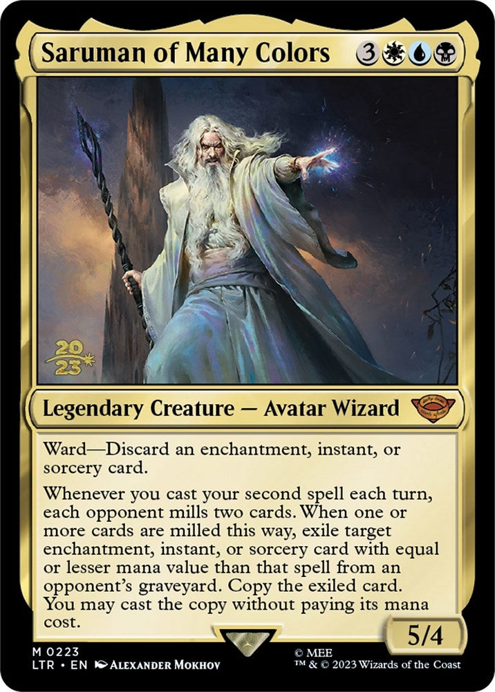 Image for Saruman of Many Colors (223) (PRE) - Magic: The Gathering
