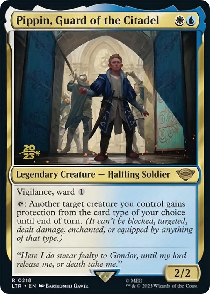 Image for Pippin, Guard of the Citadel (218) (PRE) - Magic: The Gathering