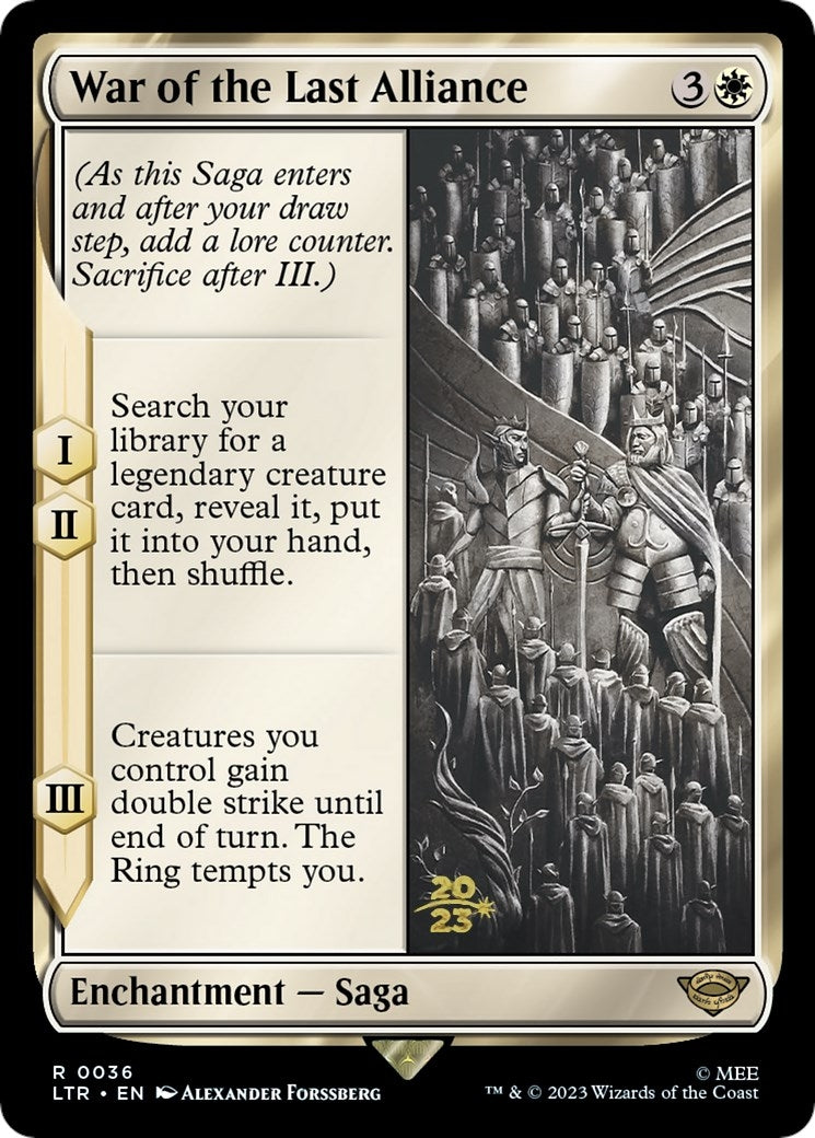 Image for War of the Last Alliance (36) (PRE) - Magic: The Gathering