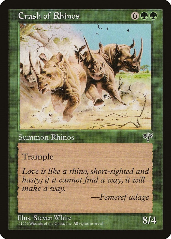 Image for Crash of Rhinos (MIR) - Magic: The Gathering