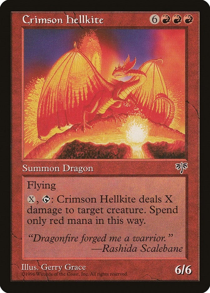 Image for Crimson Hellkite (MIR) - Magic: The Gathering