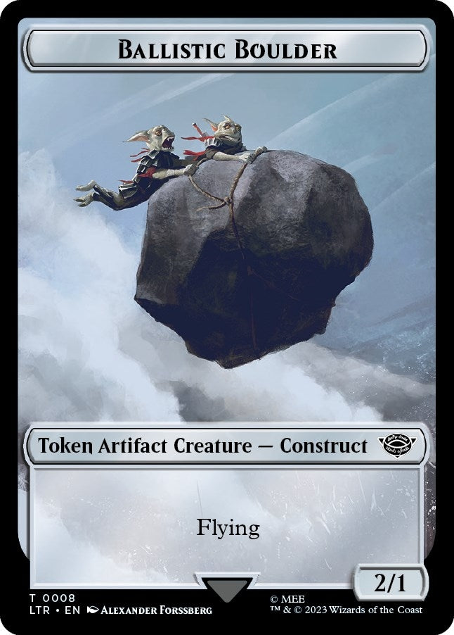 Image for Ballistic Boulder // Food (0010) Double-Sided Token (8 // 10) (LTR) - Magic: The Gathering