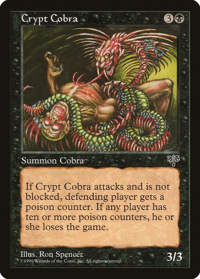 Image for Crypt Cobra (MIR) - Magic: The Gathering