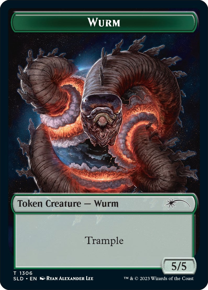Image for Wurm Token (1306) (SLD) - Magic: The Gathering