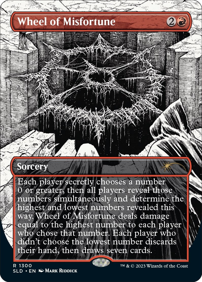 Image for Wheel of Misfortune (1300) (1300) (SLD) - Magic: The Gathering